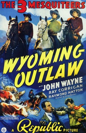 Framed Wyoming Outlaw Print