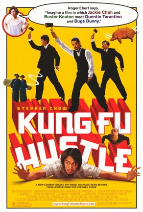 Framed Kung Fu Hustle Cast Print