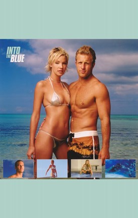 Framed Into the Blue Scott Caan and Ashley Scott Print
