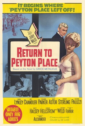 Framed Return to Peyton Place Print