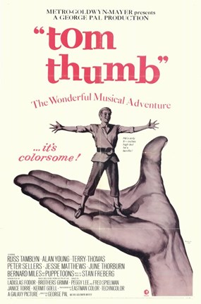 Framed Tom Thumb (movie poster) Print