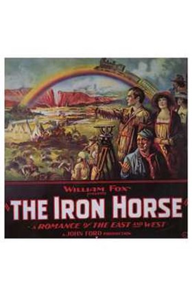 Framed Iron Horse Print