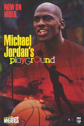 Framed Michael Jordan's Playground Print