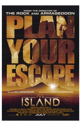 Framed Island - Plan your escape Print