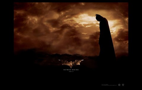 Framed Batman Begins June Horizontal Print