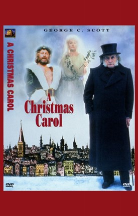 Framed Christmas Carol George C. Scott Print