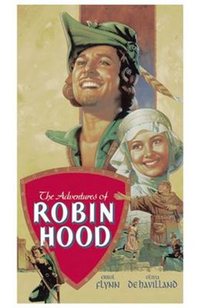 Framed Adventures of Robin Hood Cast Print