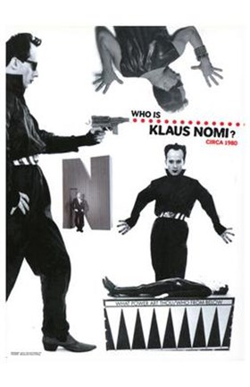 Framed Nomi Song - who is Klaus Nomi Print