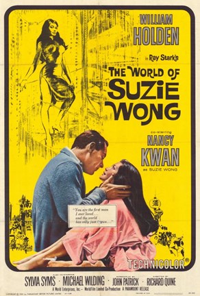 Framed World of Suzie Wong (movie poster) Print