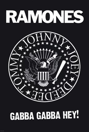 Framed Ramones - Logo Print