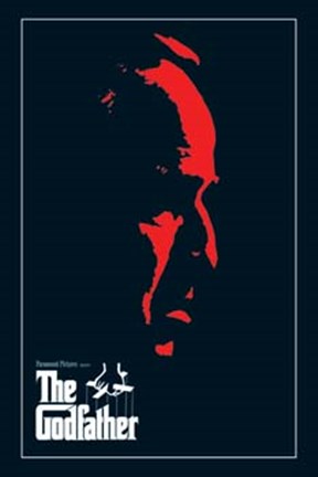 Framed Godfather - Red Face Print
