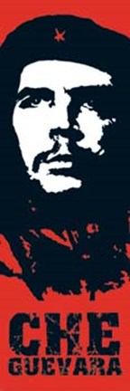 Framed Che Guevara - Red Print