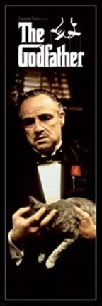 Framed Godfather - Cat Print
