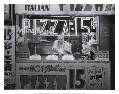 Framed Hot Italian Pizza Print