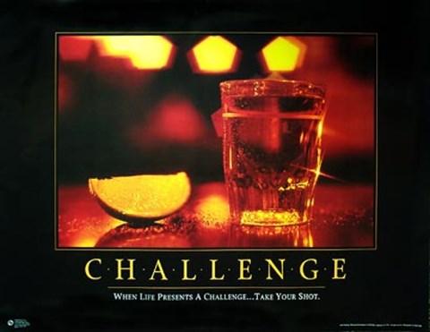 Framed Challenge - Take Your Shot Print