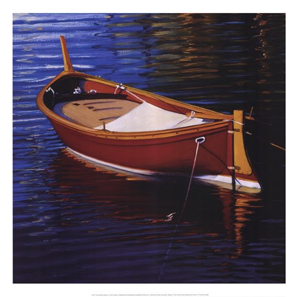 Framed Piccolo Barca Rossa Print