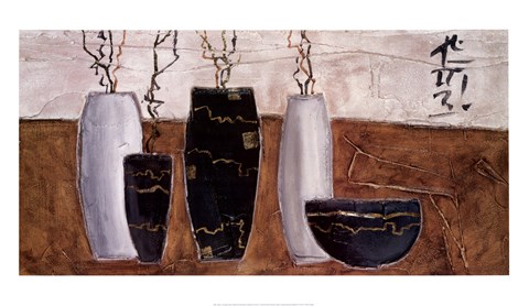 Framed Asiana I Print