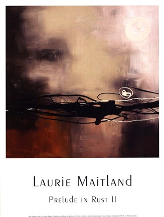 Framed Prelude in Rust II Print