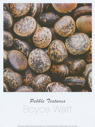 Framed Pebble Textures Print