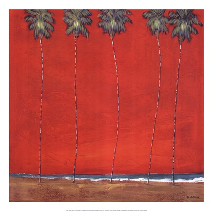 Framed Miami Night Print