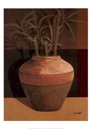 Framed Lucky Bamboo I Print