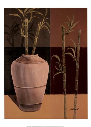 Framed Lucky Bamboo II Print