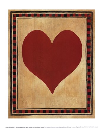 Framed Lucky Shuffle IV Print