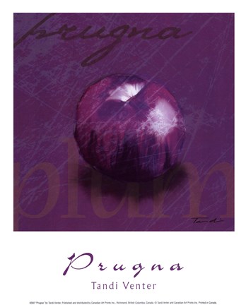 Framed Prugna Print