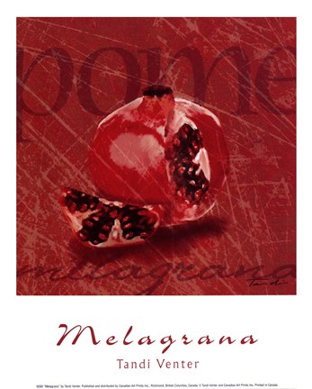 Framed Melagrana Print