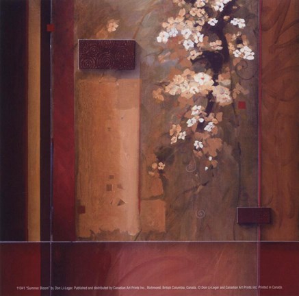 Framed Summer Bloom Print