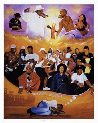 Framed Dreaming of Peace Print