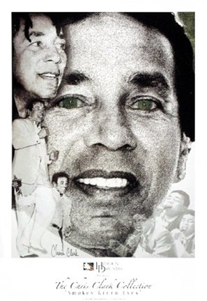 Framed Smokey Green Eyes Print