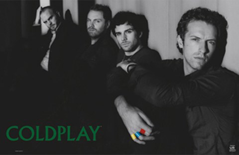 Framed Coldplay (group) Print