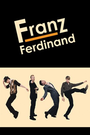 Framed Franz Ferdinand Print