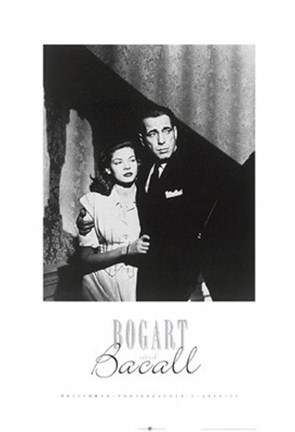 Framed Humphrey Bogart, film star Print