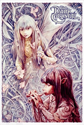 Framed Dark Crystal, Gelflings Print