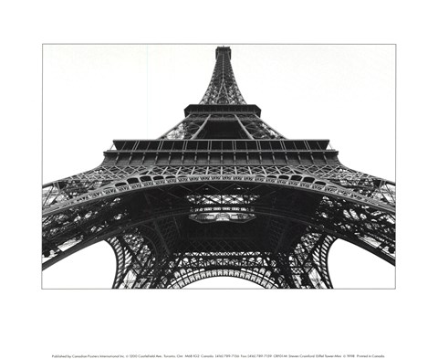 Framed Eiffel Tower Print