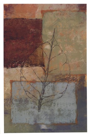 Framed Water Leaf II Print