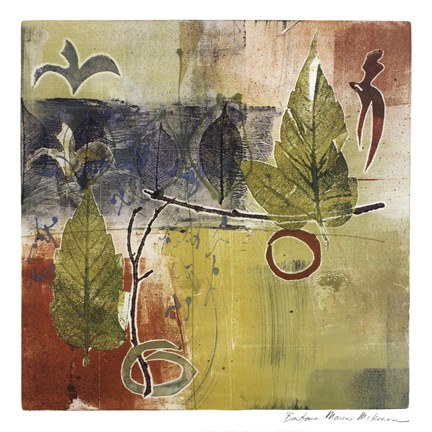 Framed Blue Bird Print