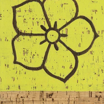 Framed Key Lime Rosette IV Print