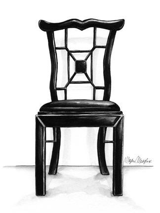 Framed Designer Chair III Print