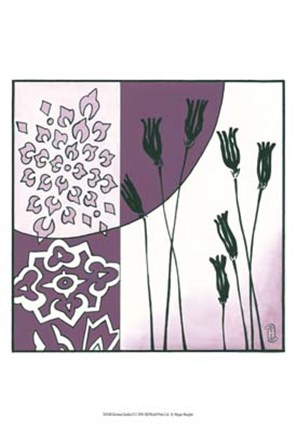 Framed Kimono Garden II Print