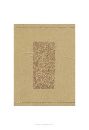 Framed Palm Motif I Print