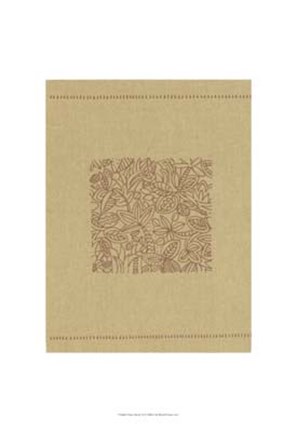 Framed Palm Motif II Print