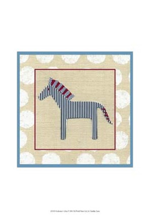 Framed Katherine&#39;s Zebra Print