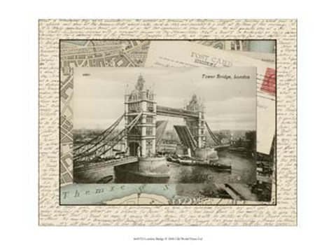 Framed London Bridge Print