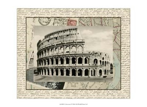 Framed Colosseum Print