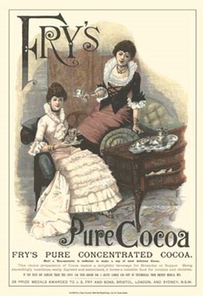 Framed Fry&#39;s Pure Cocoa Print