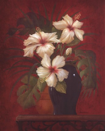 Framed Tropical Hibiscus II Print