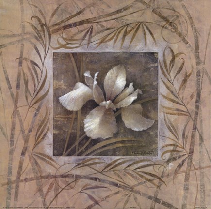 Framed Spa Iris Print